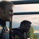 John Walker (Wyatt Russell) and Lemar Hoskins (Clé Bennett) in The Falcon and the Winter Soldier.
